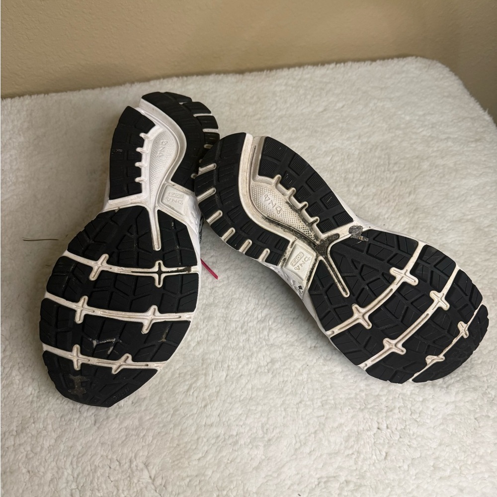 Brooks Women's Athletic Shoes - White, Pink, and Black - Picture 12 of 14